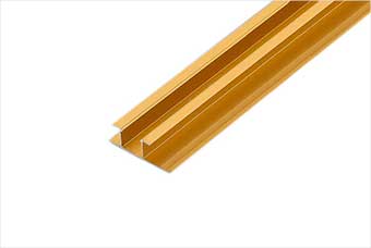 商丘航空纤维墙咔铝合金带灯中条（钛金氧化）