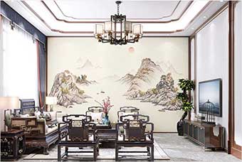 商丘森佰汇航空纤维墙咔（巴山蜀水）