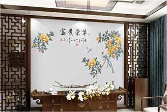 商丘森佰汇航空纤维墙咔（富贵荣华）