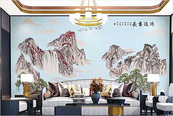 商丘森佰汇航空纤维墙咔（鸿运当头）